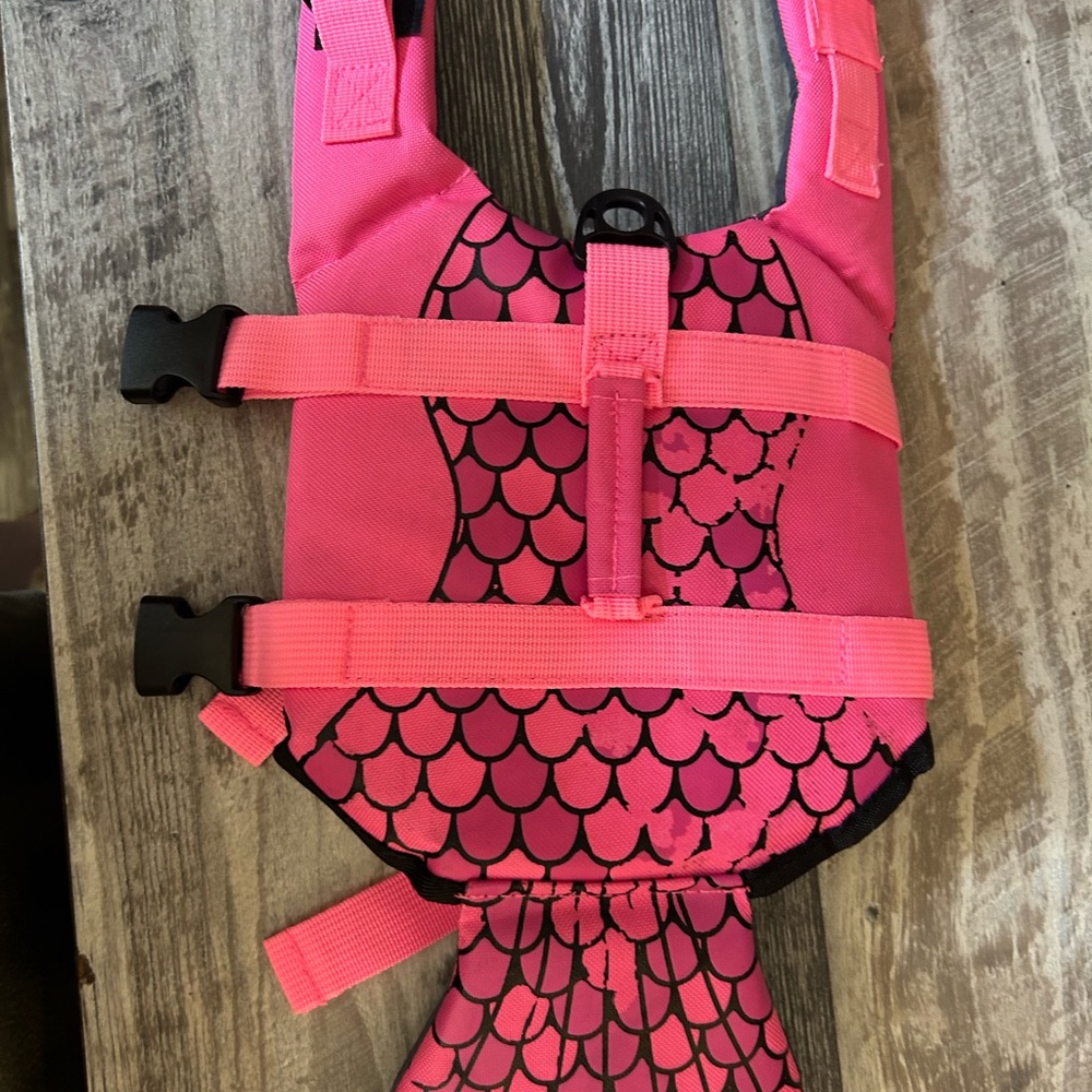 Pink Mermaid Life Vest